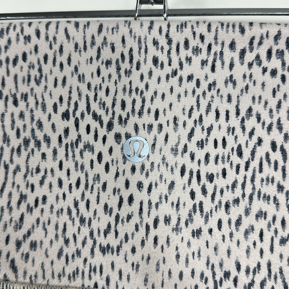 Lululemon Wunder Under Roll Down Ivory Black Dot Workout Crop Leggings Pants 4 - Picture 6 of 6